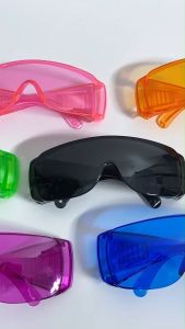 แว่นตาสงกรานต์ Songkran ป้องกันน้ำ กันลม กันแดด หลากสี สีสันสดใส พร้อมส่ง