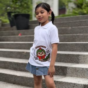 CNY 2025 Round-Neck T-shirt for Kids (3-14 Years)_100% Cotton – Boys & Girls_Fusiontex 12