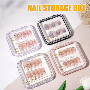 【Box Buy 10 get 2 Free】Nail Storage Box Manicure Packaging Box Acrylic Press on Nail Box Empty Nail Box Nail Display