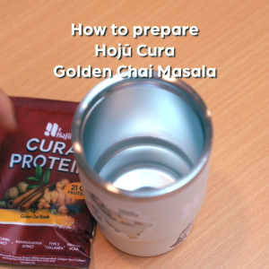Hojū Cura Recovery Protein Blend in Box - Golden Chai Masala (10x35g)