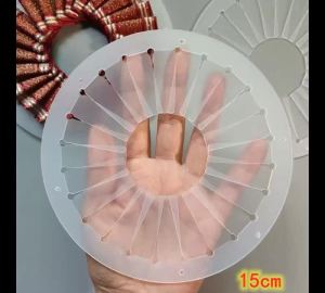 NEW Ribbon Rosette Brooch Ribbon Flower Making Tool 9/12/15cm for Beginners Crafts Handmade Rosette Maker Badge Button Ornamen