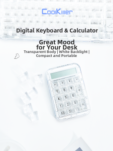 Coolkiller | Multifunction Transparent Digital Calculator Keyboard