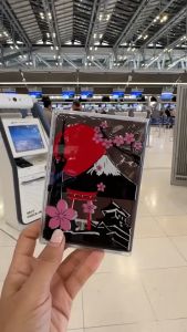 ซองใส่พาสปอร์ตปกหนังสือเดินทาง สกรีนลาย พร้อมเที่ยวทุกที่ ใสพิเศษ สีสด เงาสวย