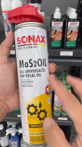 DẦU BẢO QUẢN BÔI TRƠN CHỐNG GỈ VÀ ĂN MÒN SONAX MOS2OIL MOS2 400ML 339400 ( 339200 )