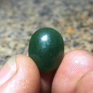 Asli Batu Akik Serpentine Hijau 15cm A04