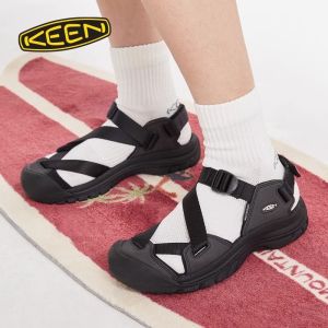 2025 Original KEEN  ZERRAPORT II Ladies Flat Sandals Outdoor Camping Water Wading and River Tracing Shoes Mens Sports Sandals