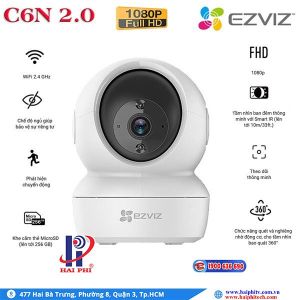 Camera Wifi xoay 360 Ezviz C6N 2.0MPX Full HD 1080P  đàm thoại 2 chiều  cảm biến chuyển động.