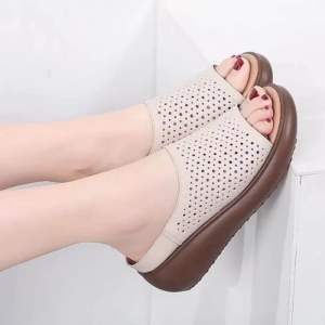 Lania Collections Sandal Wedges wanita 5cm model terbaru