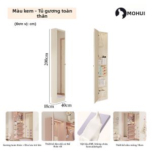 MOHUI | Tủ Giày Đựng Gương Lật Màn Dopamine