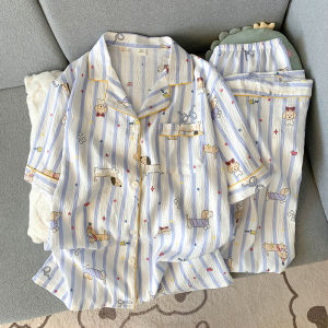 KASIHAN | Cute Short Sleeve Summer Sleepwear Set