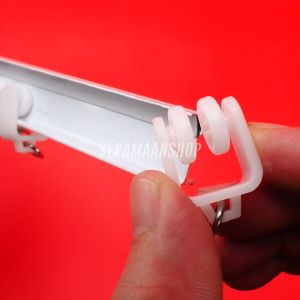 ลูกล้อผ้าม่านรางดัดมือ ลูกล้อรางดัดโค้ง 1ห่อมี 5ตัว ผู้ใช้สำหรับรางดัดมือ