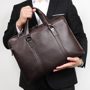 FANCODI Luxury Genuine Leather Briefcase Bag For Men: M270 & M271
