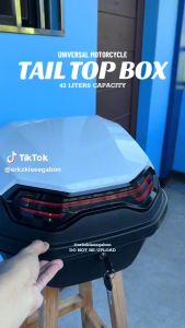 42L Surfing Motorcycle Luggage Waterproof Motorcycle Travel Case Helmet Motorcycle Belt Tail Box Reflective and Scalable Large Capacity for Placing Full Face Helmets