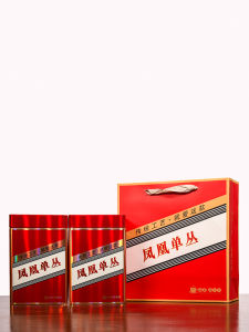 One Pound Red Tea Leaves Canister Iron Box Universal Large Red Robe Phoenix Single Tea Packaging Box Empty Gift Box