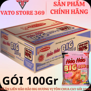 Mì ăn liền HẢO HẢO big hương vị tôm chua cay gói 100g
