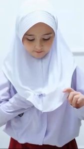 KERUDUNG SEKOLAH KHUSUS PUTIH TERMURAH
