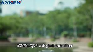 AXNEN | AXNEN HQ6 Handheld 3-Axis Gimbal Stabilizer for Smartphone iPhone Cellphone Record Video Vlog Phone Anti-Shake with Fill Light