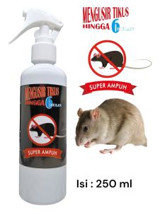 SUPER AMPUH – Cairan Pengusir Tikus 250 ml | Tikus Minggat Rumah Sehat