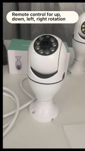 V380 Pro CCTV camera for house wireless connect phone 360 for home 3 years Bulb 1080P WiFi night vision IP security cctv camera