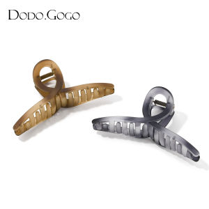 DODOGOGO Gradient Frosted Hair Grips for Women Large Size High Quality Hair Clips Shark Clamp 2025 New Style Hair Accessories