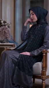 Nibras Sarimbit Xyla Baju Koko Anak Laki Laki Set Celana Lengan Panjang Emerald Dark Violet READY