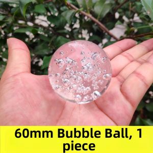 Crystal Feng Shui Ball Waterwheel Tea Table Decorative Accessories Mountain Stream Fountain Spill over Bubble Glass Ornament