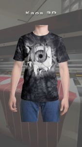 Kaos 3D 3 Dimensi Mata Premium Bangkok Thailand