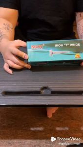 6 set Engsel T 6 8 10 12 inch Hinge Besi Pintu Gudang Garasi MDN