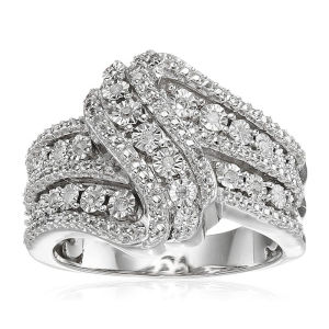 Huitan New Gorgeous Wedding Rings for Women High-quality Silver Color Noble Ladys Accessories Anniversary Party Luxury Jewelry