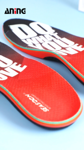Shock absorption shoe Insert Sports shoe Insoles Poron+PU+mesh+Gel cushion Heel protection shoes pad