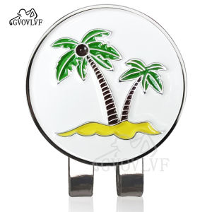 Kẹp Mũ Golf Bằng Kim Loại Hình Cây Dừa Magnets Mark Golf Ball Position Marker Kẹp Vị Trí Đánh Dấu Kẹp Từ Tính Cho Nam
