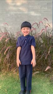 Setelan Koko Anak Hafiz Junior Lucuna Warna Navy Size 2-10 TH