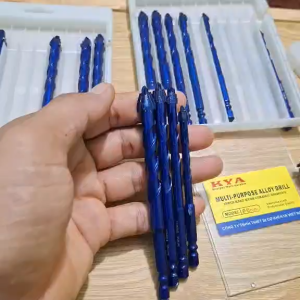 Mũi khoan đa năng lệch tâm 4 cạnh chữ thập khoan tường gạch men đá mẫu mới KYA chất lượng tốt