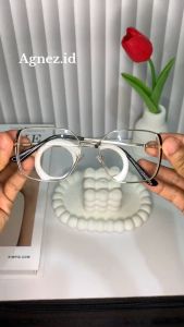 Kacamata Rabun Jauh Wanita Terbaru Lensa Minus Frame Besi -050 SD -400 Kacamata Wanita Terbaru