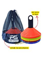 CONE MANGKUK PRO SPEED + TAS JARING + TIANG PENYIMPANAN ISI 50PCS