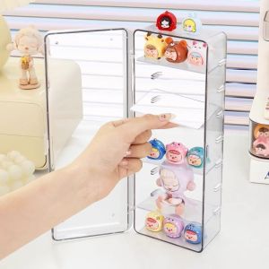 Bubbles Mart Star Man Blind Box Display Stand Storage Rack Dustproof Figurine Shelf Heartfelt Cute Particle Storage Box
