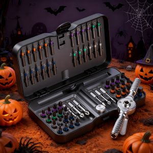 VMAN Exclusive Brand Tool Set Smooth Gearless 24/30/40/66 in 1 Ratchet Magnetic Design S2 Steel Bits Ultimate Repair Companion