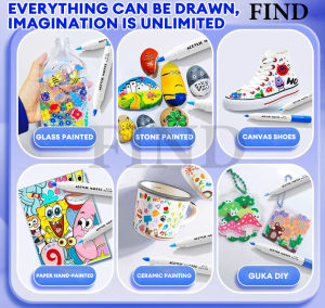 FIND 80 Colors Marker Kurome Alcohol Markers Set Color Pen Art Marker Pen Coloring Set Highlighter Pen Set Office Supplies