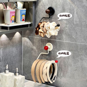 ตู้เสื้อผ้าห้อยผนังแบบดูดด้านในห้องน้ำ ไม่ต้องเจาะ ตู้เสื้อผ้าแบบติดผนังสำหรับห้องน้ำและห้องน้ำ กระดาษชำระ อุปกรณ์ทำความสะอาดบ้าน