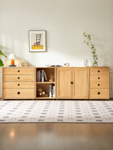YUANSHI YUANSU | Real Wood Childrens Chest  Solid Oak Storage