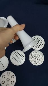 Dụng Cụ Cầm Tay Nhồi Lòng Làm Xúc Xích Dụng Cụ Làm Lạp Sườn Lạp Xưởng Tặng Kèm 7 khuôn + 2 phễu Tiện Lợi Cao Cấp PVN7111