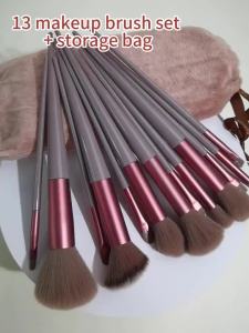 13 PCS Makeup Brushes Set Eye Shadow Foundation Women Cosmetic Brush Eyeshadow Blush Beauty Soft Make Up Tools