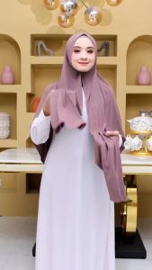 Hijab Pasmina Oval Jersey Premium Ukuran 180 cm KY