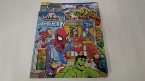 Marvel Super Hero Adventures Story Board Book with Lift the Flaps for Toddlers