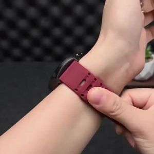 22mm Soft Silicone Band for Huawei Watch GT7/GT6pro/5pro/4pro 46mm Magnetic Strap for Garmin Forerunner 970 570 S70 745 965 47mm