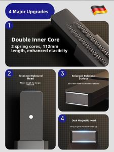 MONLEYTA | German Invisible Door Cabinet Door Heavy Duty External Opening Rebounder Magnetic Absorption Backlash Door Closer Press Type