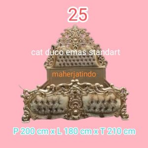 Rangka Dipan Tempat Tidur Ukiran Khas Jepara Ukuran 160 - 200 Cm Kualitas Grade B