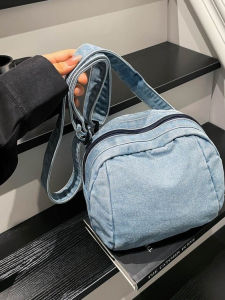 Túi Đeo Chéo Vải Denim Nhẹ Thời Trang Đa Năng Túi Đeo Vai Đơn Mini Túi Điện Thoại Di Động Cho Nữ Túi Xách Nhỏ Mềm Mại