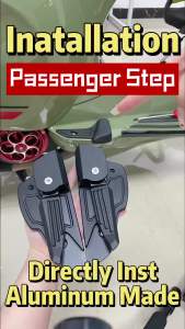for VESPA PRIMAVERA SPRINT 180 150 Scooter Pedal Rear Passenger Foot Steps Pegs Pedals Footrests