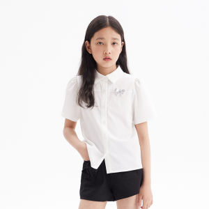 LOVESASAKIDS | 3D Bow Bubble Sleeve Loose Casual Shirt